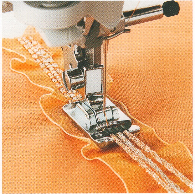F013 - Patka pro našívání textilních tkanic (7mm)
