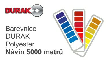 Online Barevnice DURAK 100% Polyester (5000 metrů)