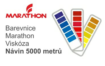 Online Barevnice MARATHON 100% Viskoza (5000 metrů)